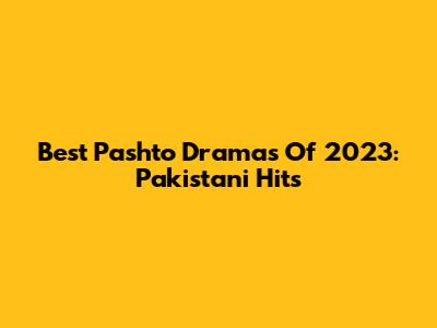 Best Pashto Dramas Of 2023: Pakistani Hits