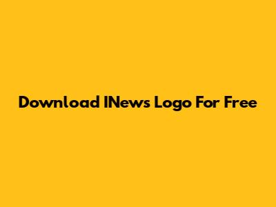 Download INews Logo For Free