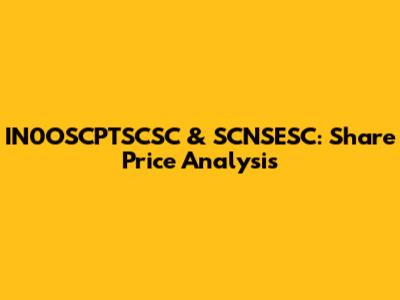 IN0OSCPTSCSC & SCNSESC: Share Price Analysis