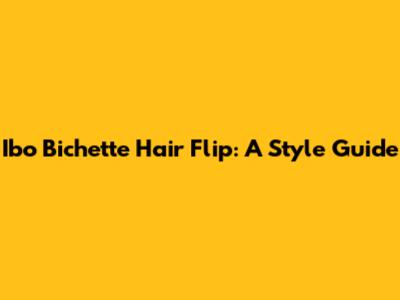 Ibo Bichette Hair Flip: A Style Guide