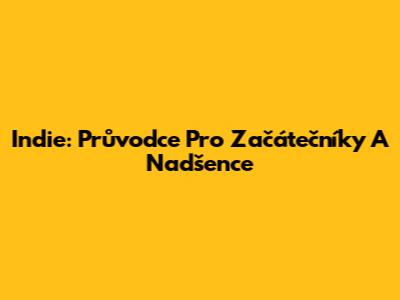 Indie: Průvodce Pro Začátečníky A Nadšence