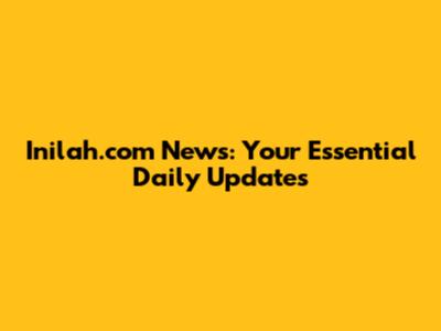 Inilah.com News: Your Essential Daily Updates