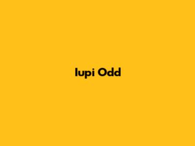 Iupi Odd