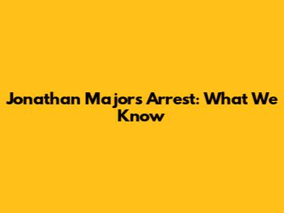 Jonathan Majors Arrest: What We Know