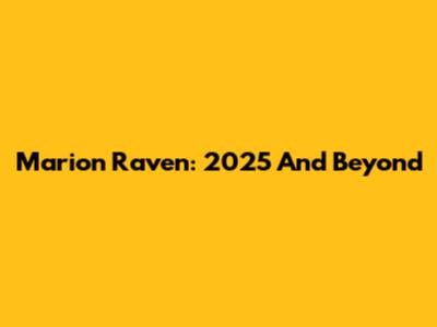 Marion Raven: 2025 And Beyond