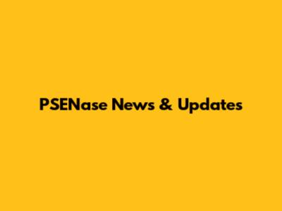 PSENase News & Updates
